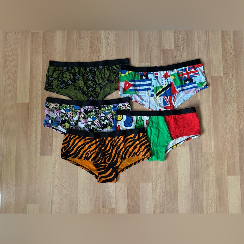 Bundle of 5 MeUndies women’s hipster Underwear Condition: New without Tags